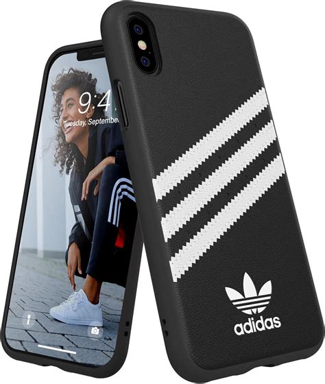 adidas iPhone X/Xs Black/White Originals Molded .